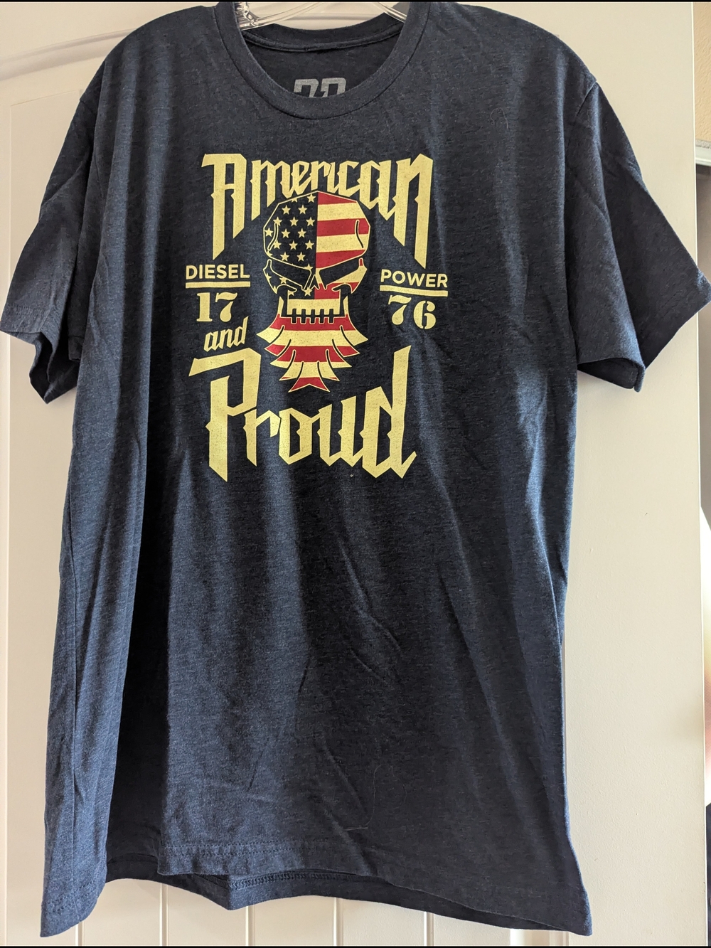 Diesel Black Short-Sleeve "American Proud" Graphic Tee